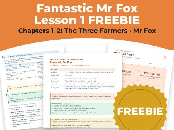 FREE Fantastic Mr Fox Lesson 1: Scripted Reading Lesson, Activity + Homework (KS2)