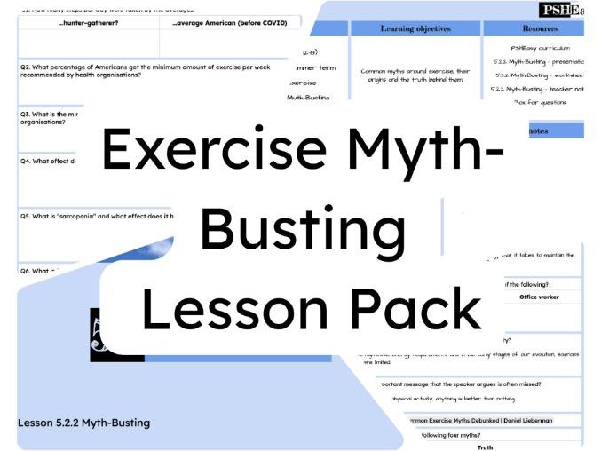 5.2.2 Exercise Myth-Busting Lesson Pack