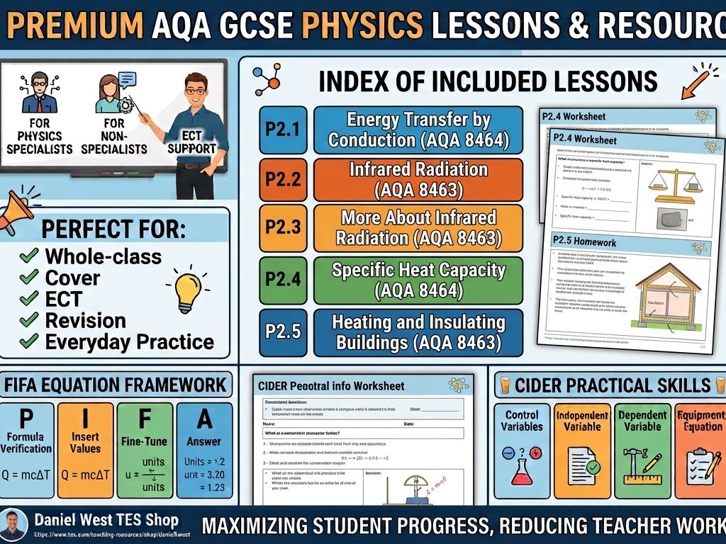 P2 Energy Transfer by Heating (AQA 1-9 Combined Trilogy & Separate Physics)