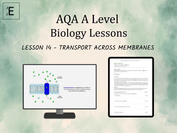 AQA A Level Biology Lesson 14 - Transport Across Membranes