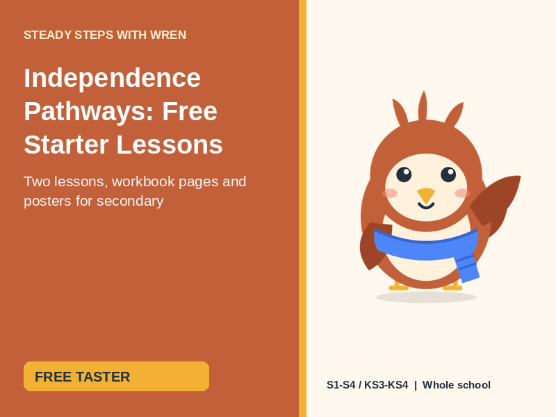 FREE Independence Pathways Starter Lessons