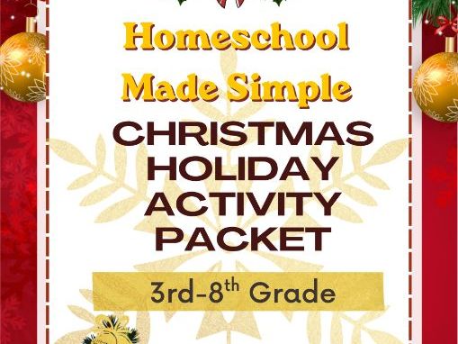 Christmas Holiday Activity Packet | Grades 3rd-8th