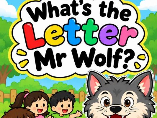 What’s the Letter, Mr. Wolf? – An Active Alphabet Recognition Game