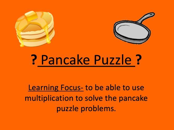 Maths multiplication and Division pancake puzzle | Teaching Resources
