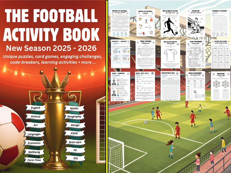 The Premier Football Activity Book - Season 2025 / 26  Part 1