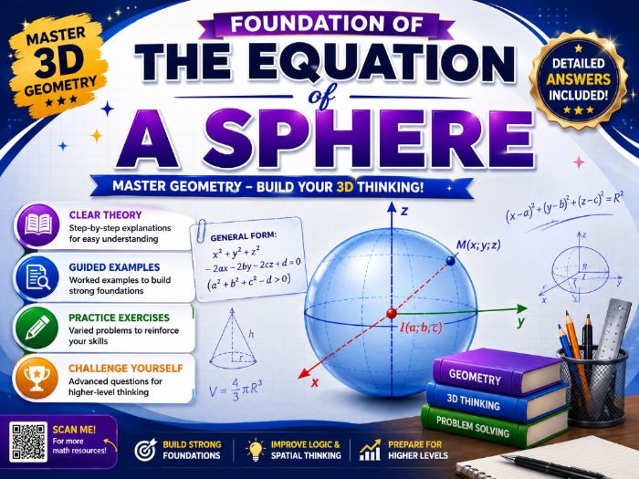 3D Sphere Equations Homework with Answers