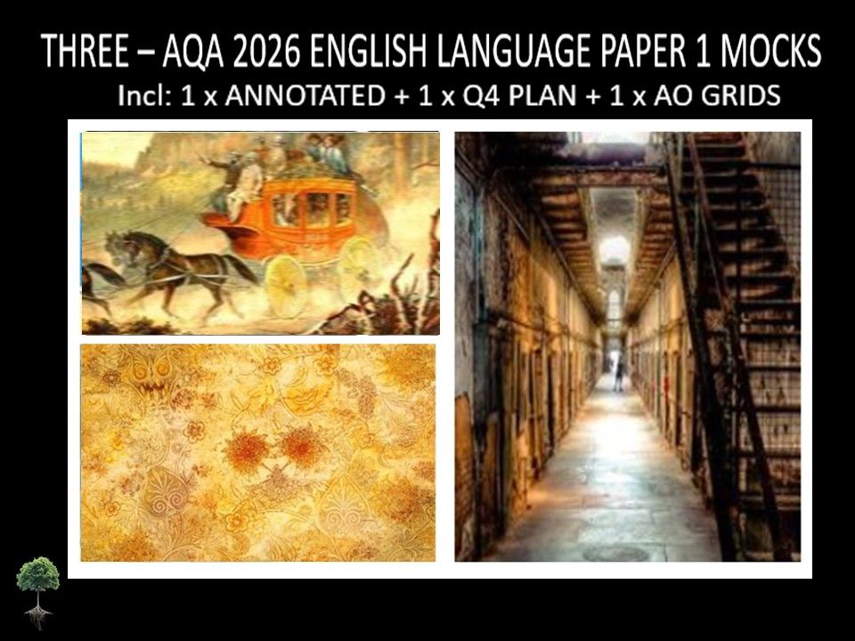 THREE - AQA PAPER 1 | 2026 FULL MOCKS | ANNOTATED | Q4 PLAN | AO GRIDS