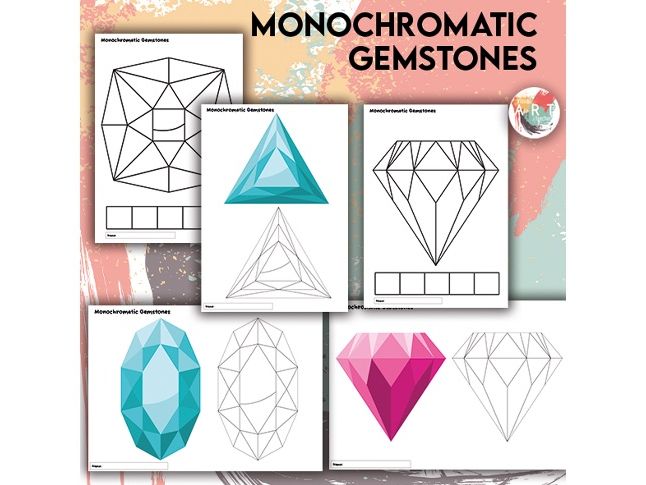 Monochromatic Gemstones