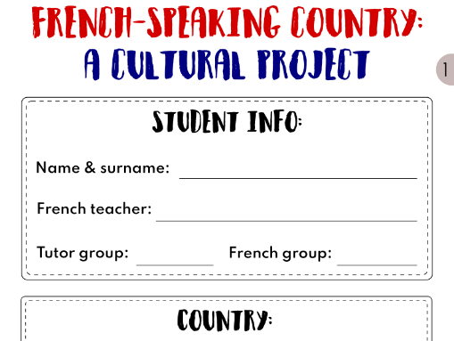 French-speaking country: a cultural project