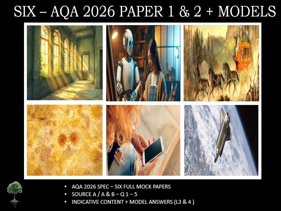 SIX - AQA PAPER 1 & 2 | 2026 FULL MOCKS | MODELS