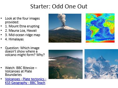 KS3 Natural Hazards: Volcanoes and Plate Boundaries