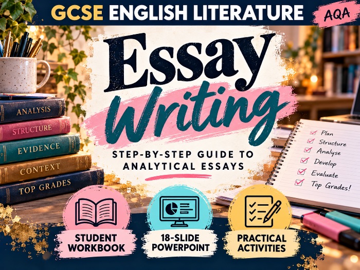 GCSE Essay Writing – Analytical Writing PowerPoint & Workbook