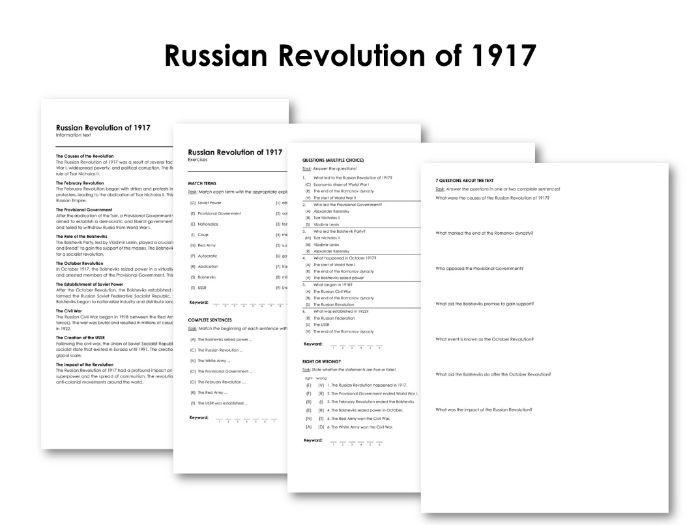 Russian Revolution of 1917 | Teaching Resources