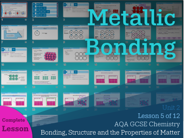 5. Metallic Bonding || Bonding, Structure and the Properties of Matter | AQA Chemistry
