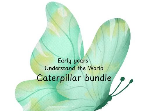 Caterpillar maths resources bundle