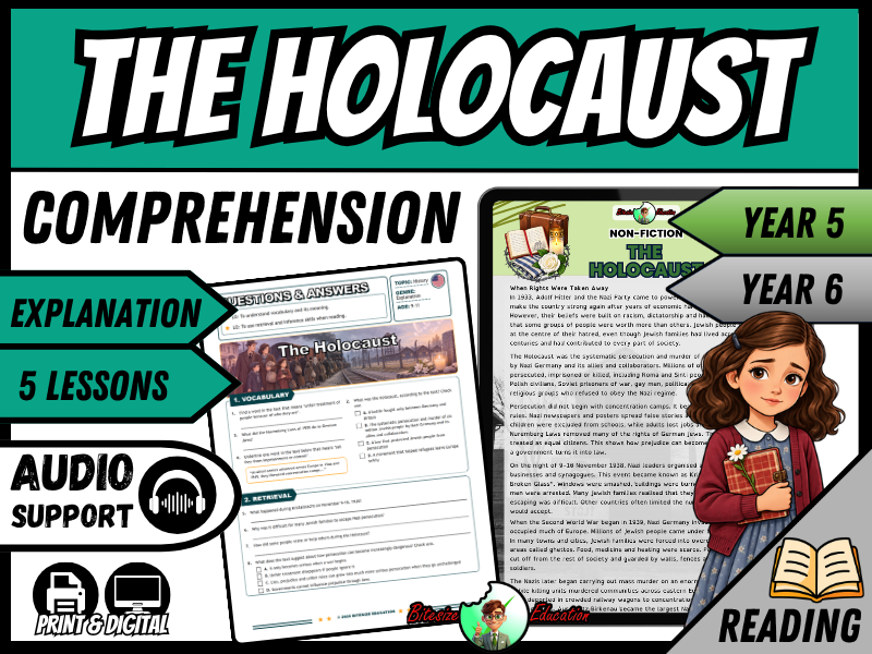The Holocaust | Reading Comprehension | Year 5/6