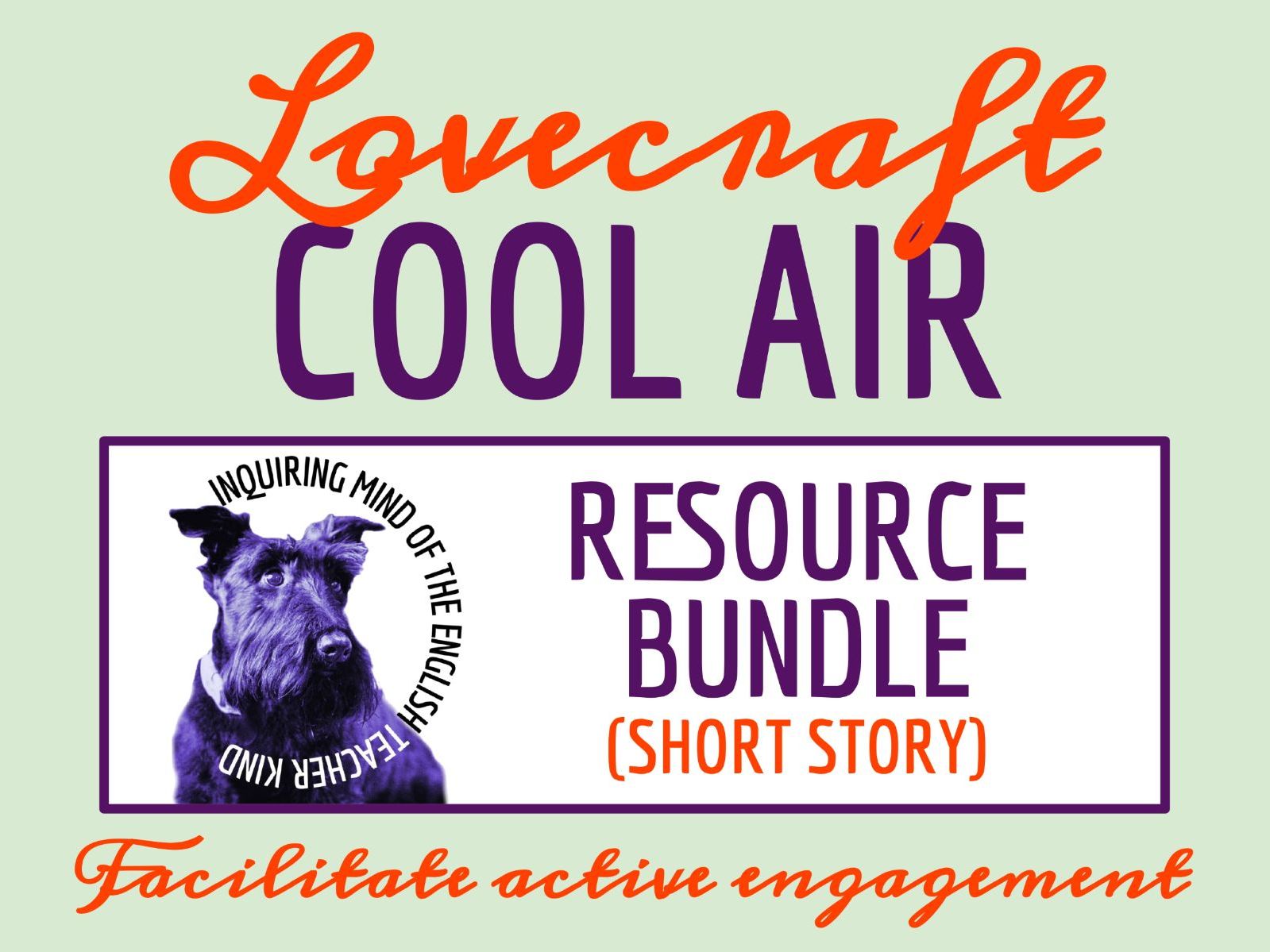 "Cool Air" by H.P. Lovecraft Quiz, Analysis Worksheet, and Vocabulary Games