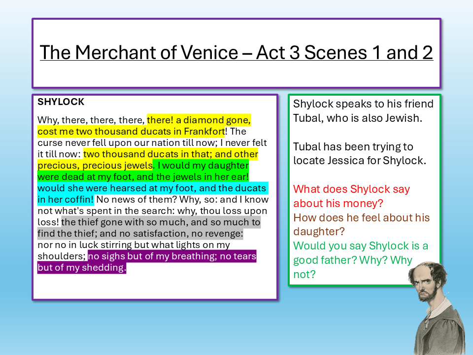 The Merchant of Venice Act 3 Scene 2