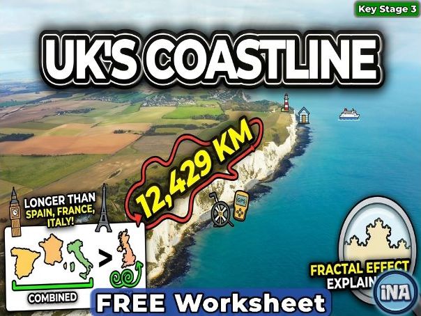 The UK Coastline - FREE KS3 Geography Worksheet