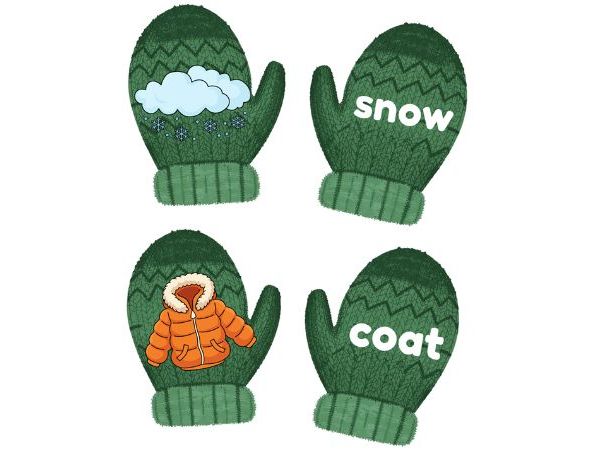 ow, oa and o-e mittens