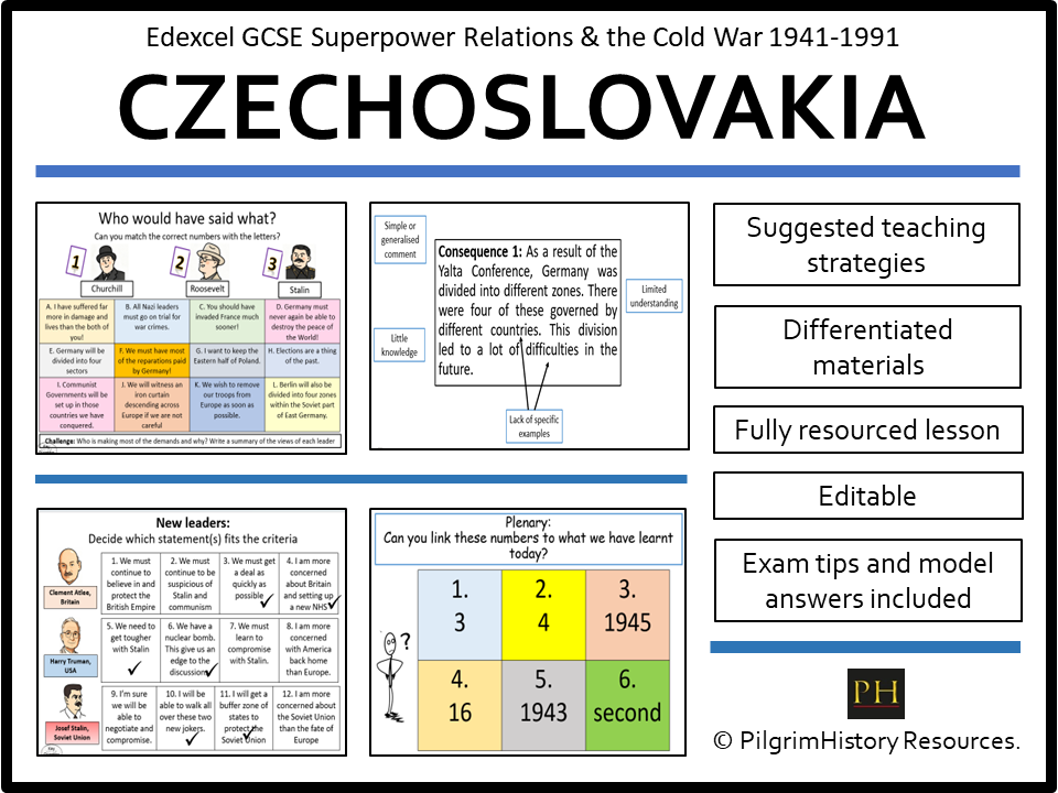 Edexcel GCSE Cold War: Czechoslovakia and Prague Spring