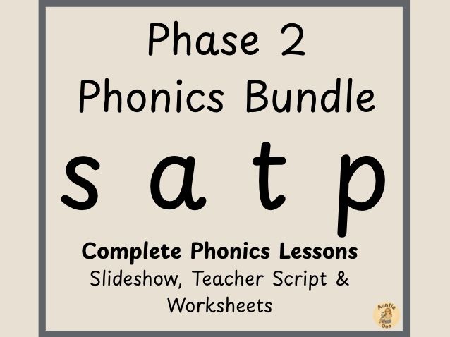 Phase 2 Phonics Bundle Initial Sounds | EYFS Complete Lessons