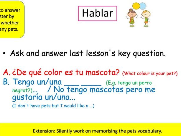 KS3 Spanish Viva 1 - Mi vida L9: ¿Cómo es? (PPT Lesson)