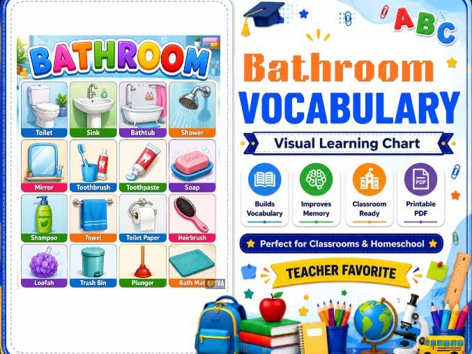 Transform Your Classroom into a Vocabulary-Rich Learning Environment | Large Vocabulary Chart