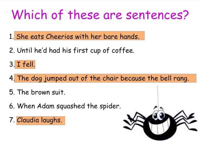 Simple, Compound and Complex Sentences