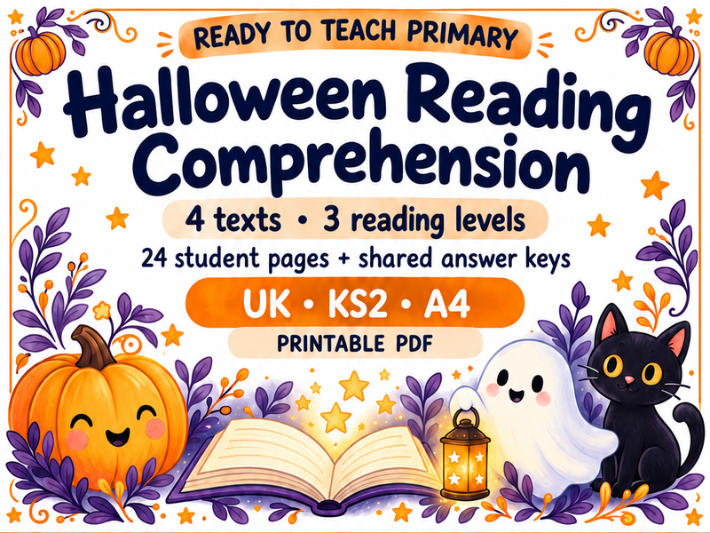 Halloween Reading Comprehension | KS2