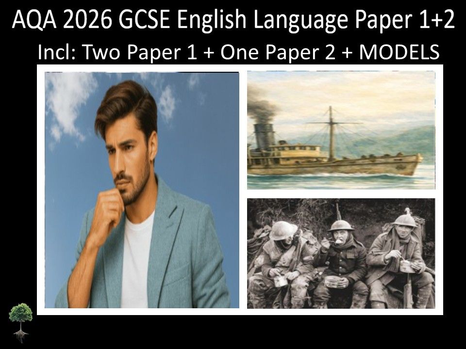 Three AQA 2026 GCSE English Language Paper 1 & 2 Mocks | Models