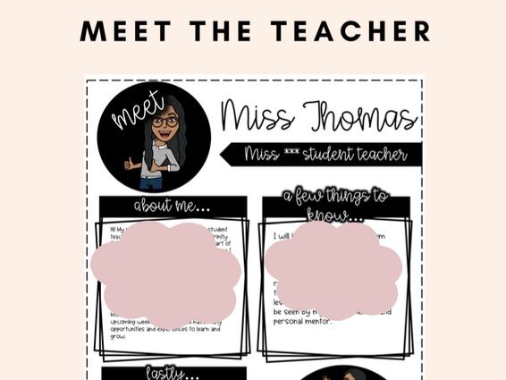 Meet The Teacher Flyer