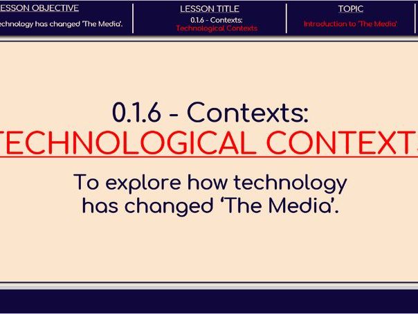0.1.6 - Contexts: Technological Contexts