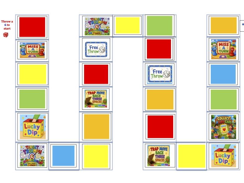 Numeracy - Target Number Board Game