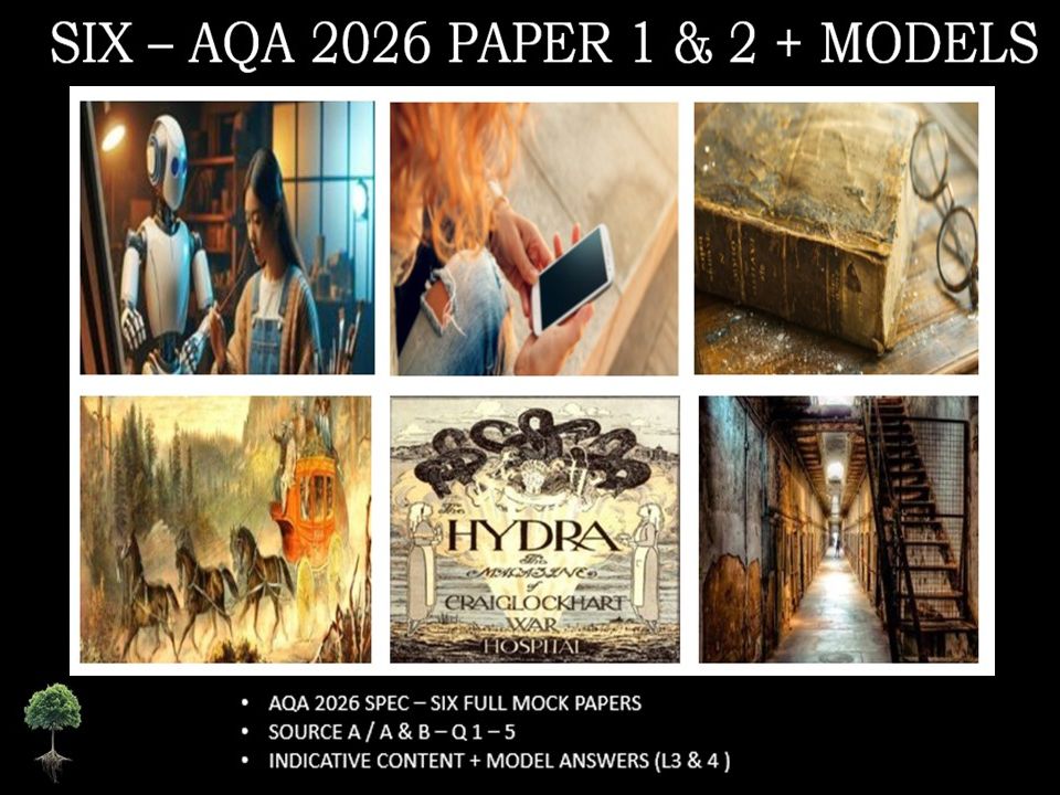 SIX - AQA PAPER 1 & 2 | 2026 FULL MOCKS | MODELS