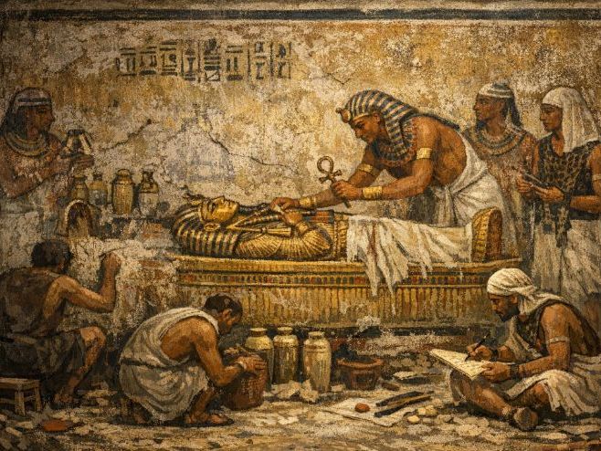 VOCABULARY STORY     WHY WAS KING TUT'S BURIAL RUSHED???