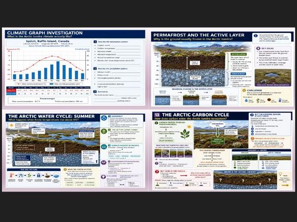 OCR A Level Geography Earths Life support systems: The Arctic Tundra 1