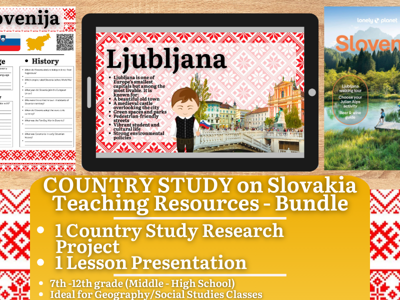 Country Study Teaching Resources - Slovenia - Social Studies + Geography