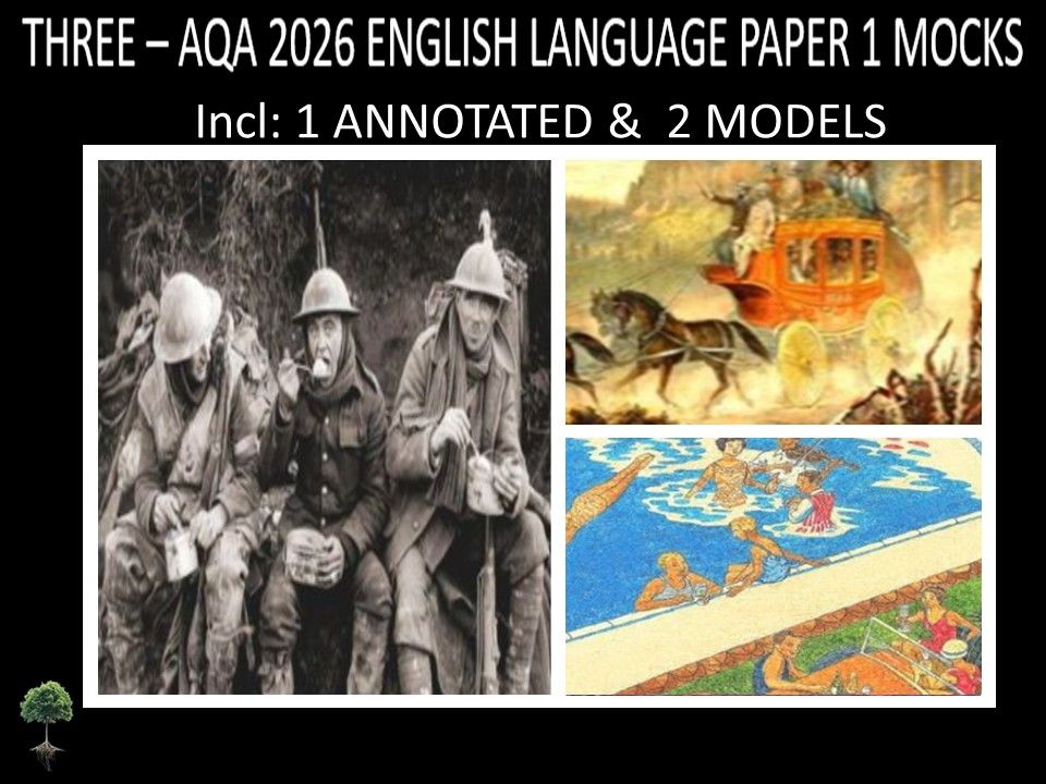 THREE - AQA PAPER 1 | 2026 FULL MOCKS | ANNOTATED | MODELS