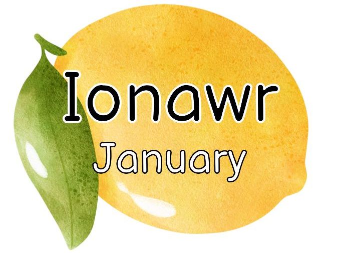 Welsh Months of the Year - Fruit