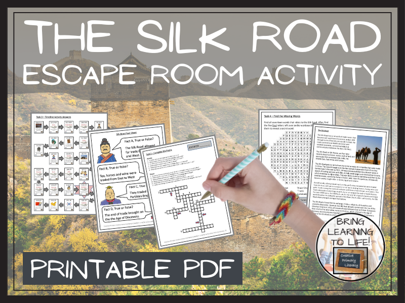 The Silk Road Escape Room Activity