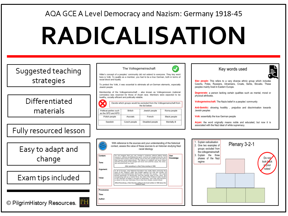 Nazi Racial Policy, Volksgemeinschaft and Lebensraum, 1933–39 | AQA A Level History