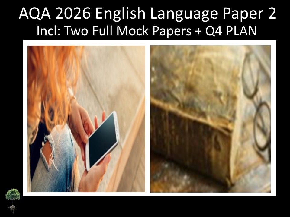 Two AQA 2026 GCSE English Language Paper 2 Mocks | Q4 Plan
