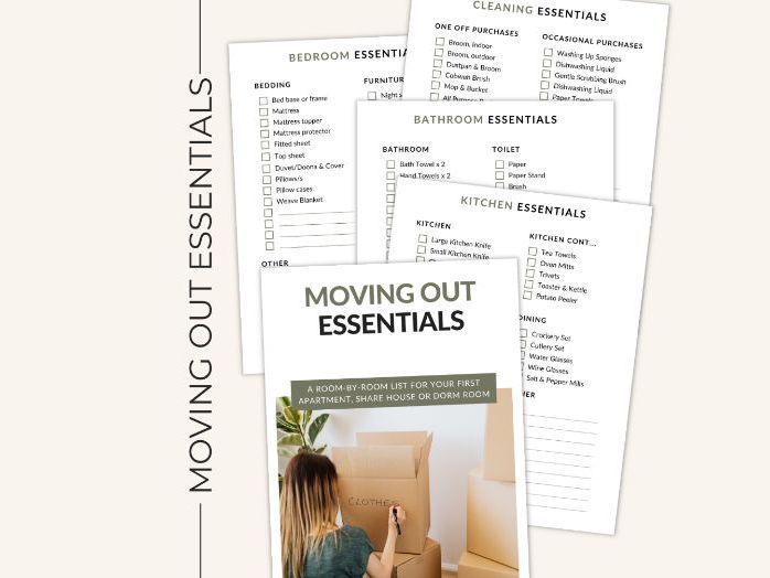 Moving Out Essentials Checklist