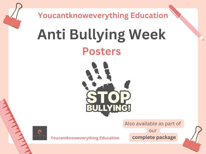 Anti Bullying Week Posters