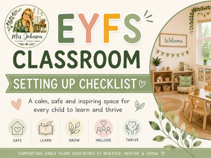 EYFS Classroom Setting Up Checklist