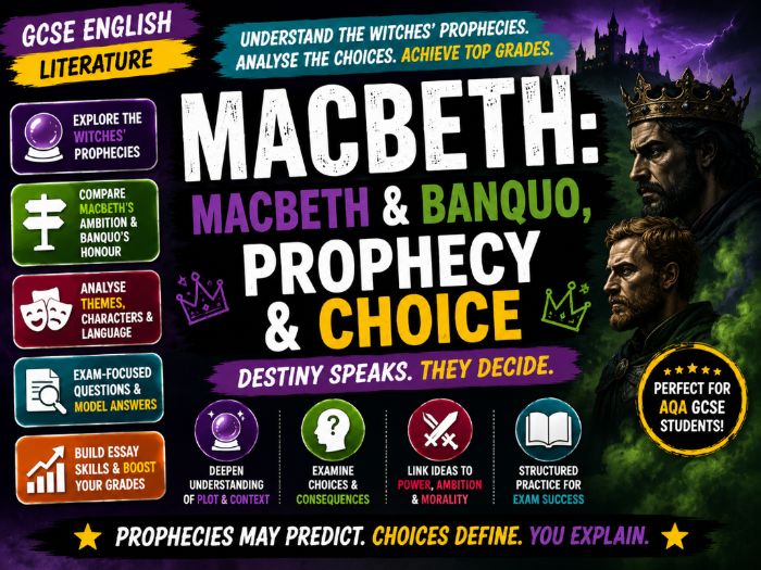 GCSE Macbeth: Macbeth and Banquo, Prophecy and Choice