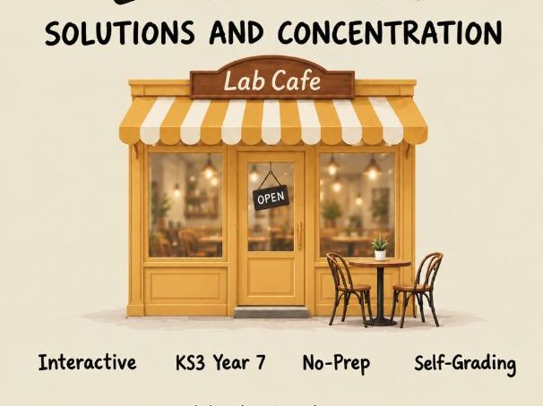 Solutions and Concentration Interactive Game | Chemistry KS3 Year 7