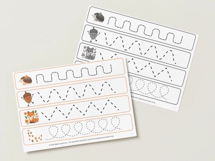 Autumn Mark Making | Fine Motor Resource