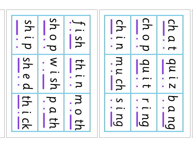 RWI Phonics Set 1 Sound Blending Cards